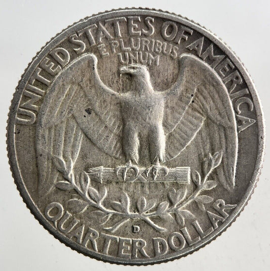 1964-D US USA Quarter Dollar Silver Coin | Very High Grade