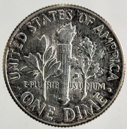 1964 US USA Roosevelt One Dime Silver Coin | Very High Grade