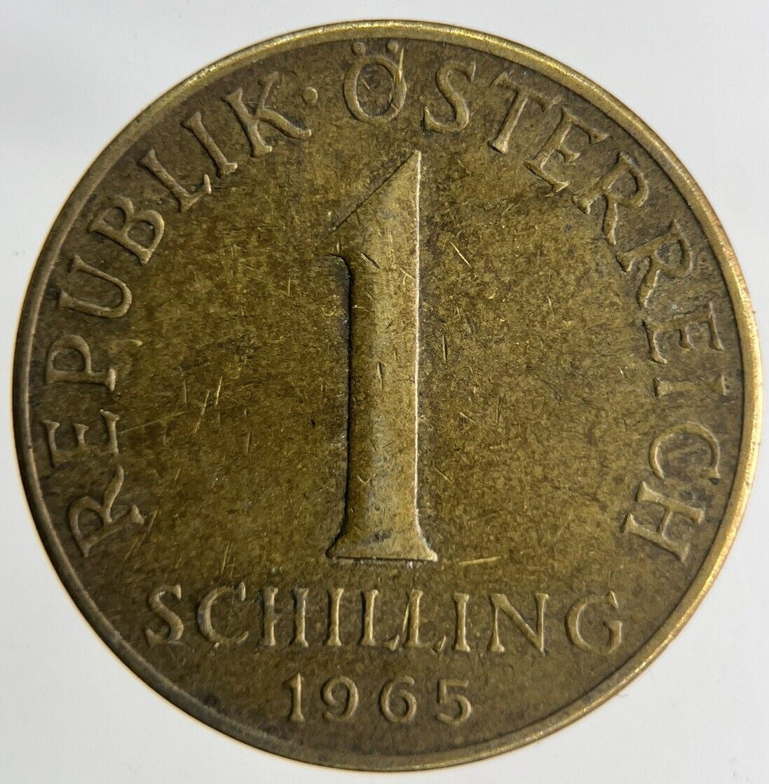 1965 Austria 1 Schilling Coin | Fine Collectable Grade