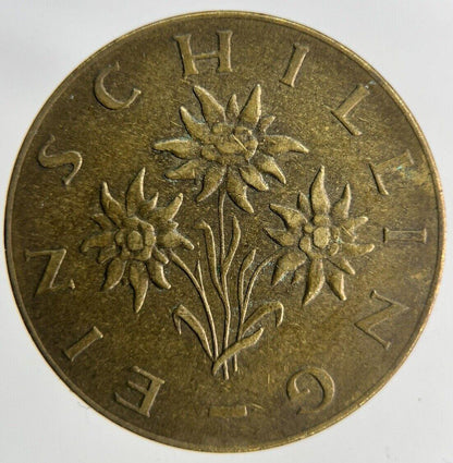 1965 Austria 1 Schilling Coin | Fine Collectable Grade