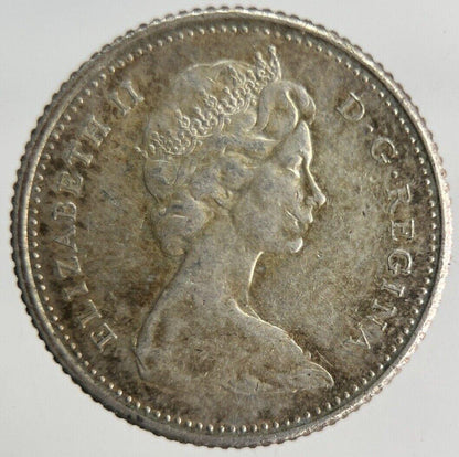 1965 Canada 10 Cents Silver Coin | Fine Collectable Grade