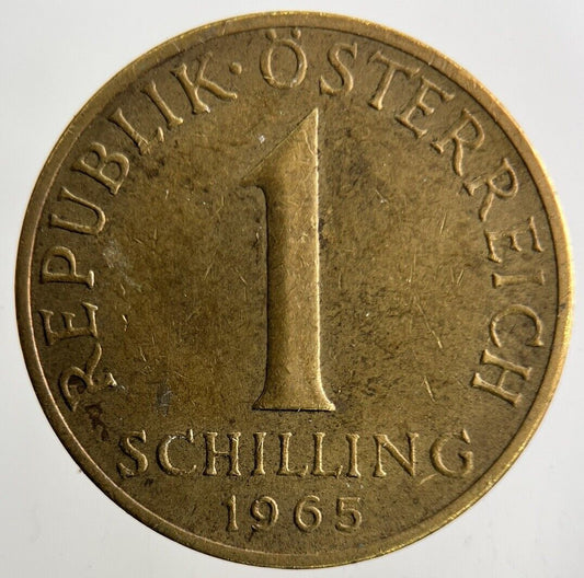 1965 Austria 1 Schilling Coin | Fine Collectable Grade