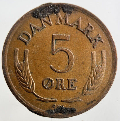 1965 Denmark 5 Ore Coin | Fine Collectable Grade