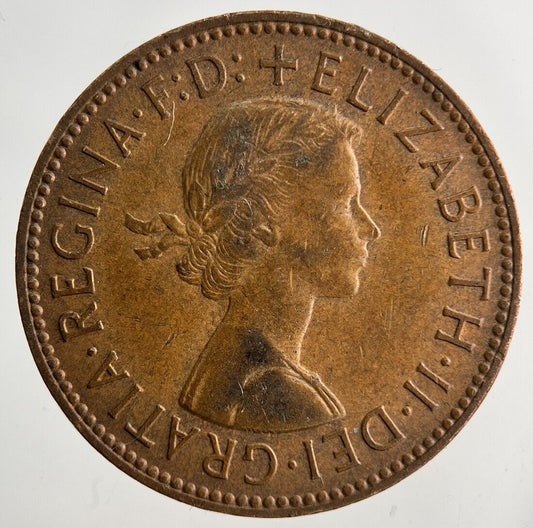 1965 Elizabeth II 2nd Half-Penny Coin | Fine Collectable Grade