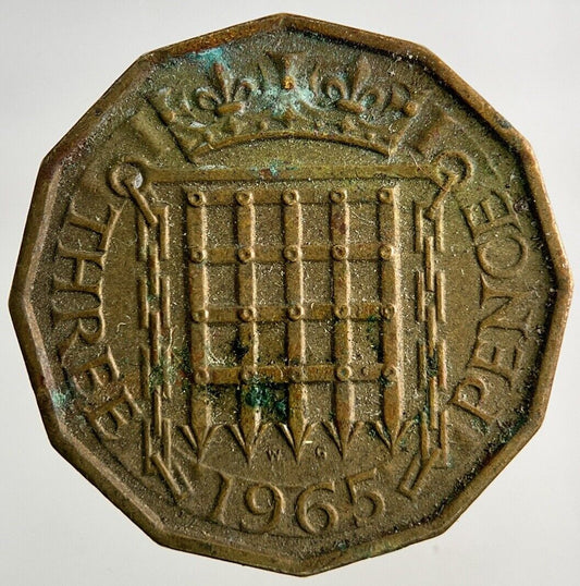 1965 Elizabeth II 2nd Brass Threepence Coin | Fine Collectable Grade