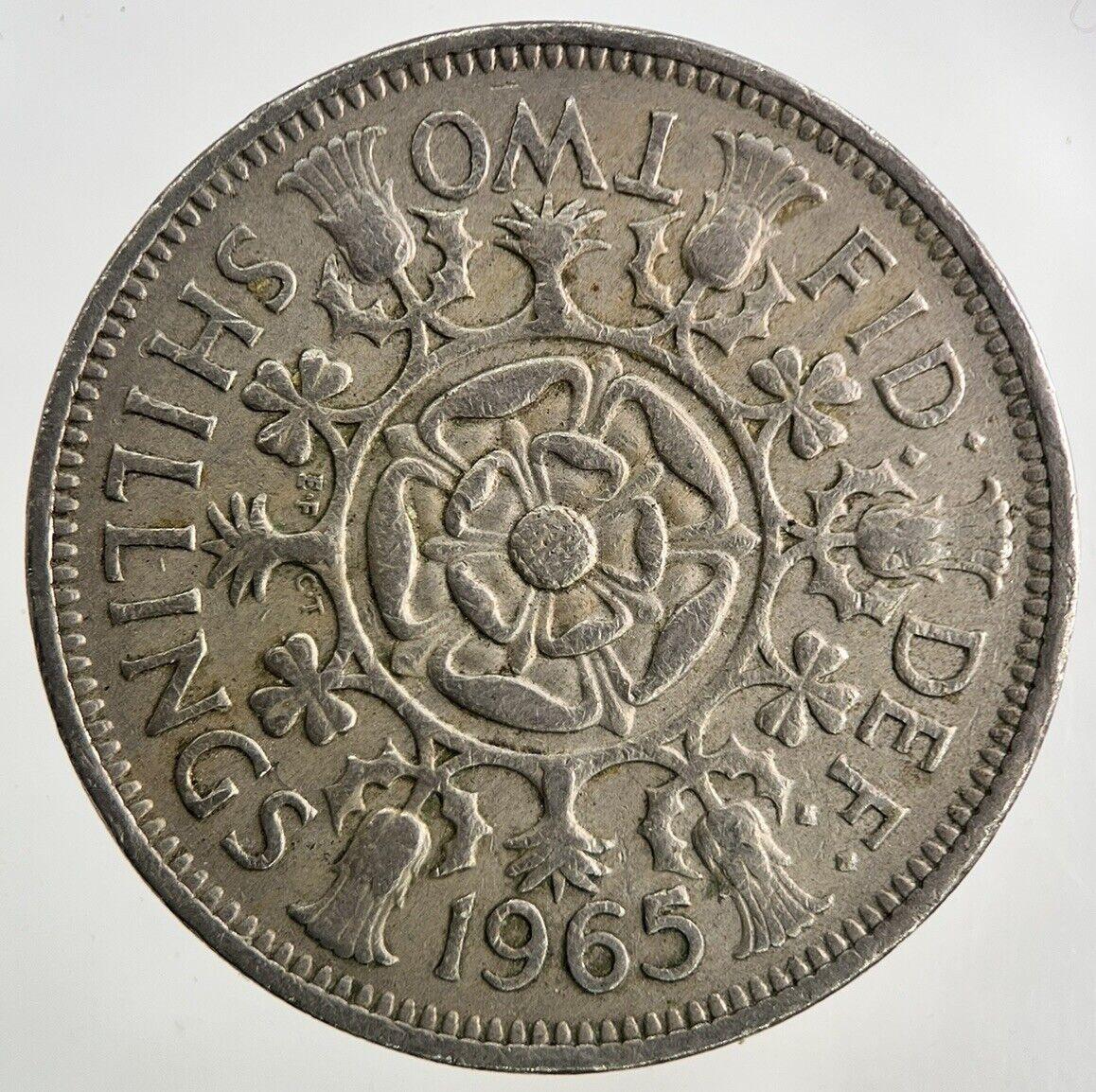 1965 Elizabeth II 2nd Florin Coin | Fine Collectable Grade