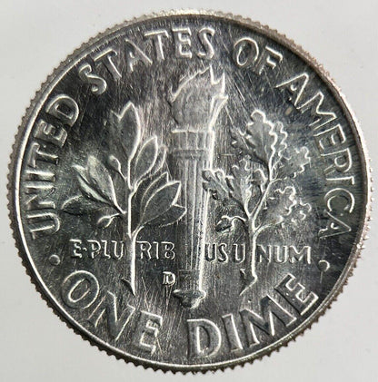 1964-D US USA Roosevelt One Dime Silver Coin | Very High Grade