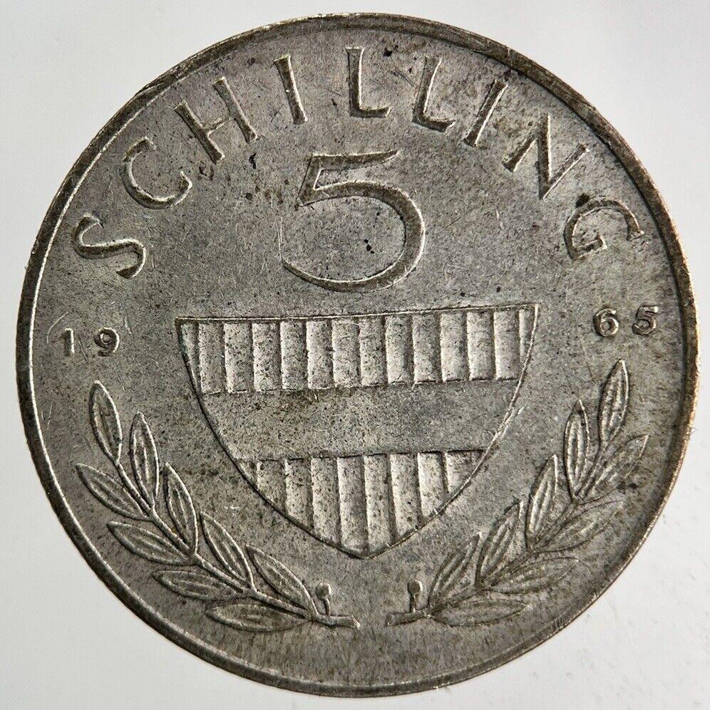 1965 Austria 5 Schilling Silver Coin | Fine Collectable Grade