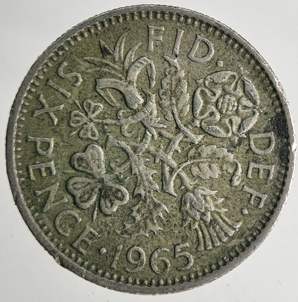 1965 Elizabeth II 2nd Sixpence Coin | Fine Collectable Grade