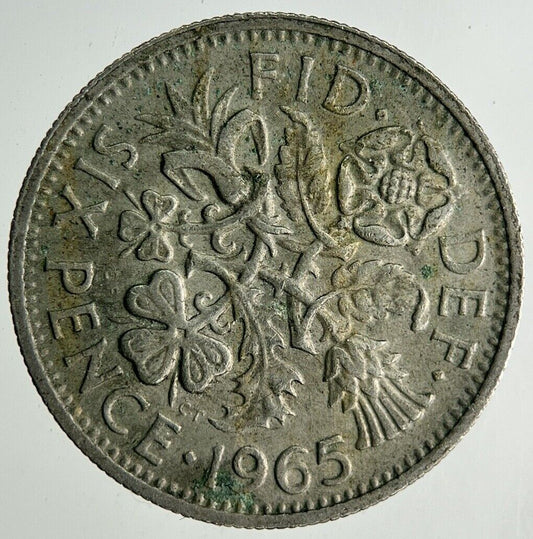 1965 Elizabeth II 2nd Sixpence Coin | Fine Collectable Grade