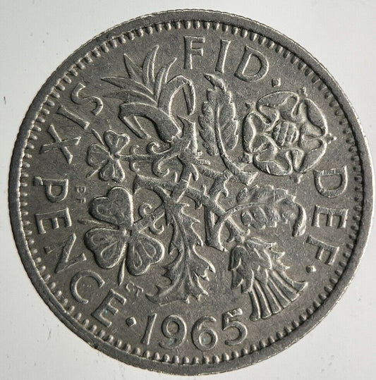 1965 Elizabeth II 2nd Sixpence Coin | Fine Collectable Grade