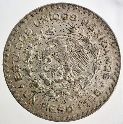 1965 Mexico Un 1 Peso Silver Coin | Very High Grade