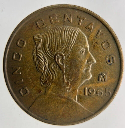 1965 Mexico 5 Centavos Coin | Very High Grade