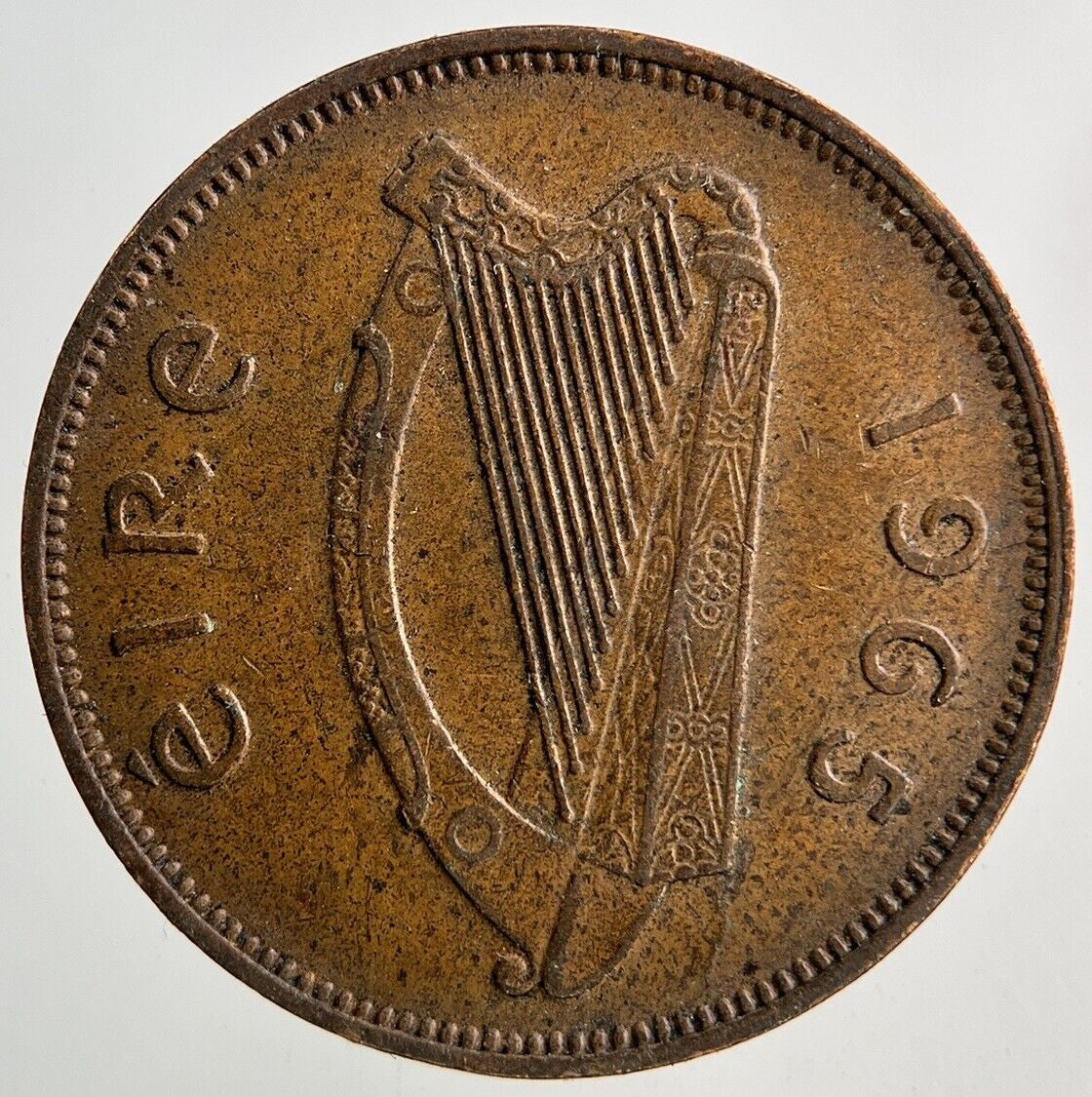 1965 Irish Half-Penny Coin | Very High Grade