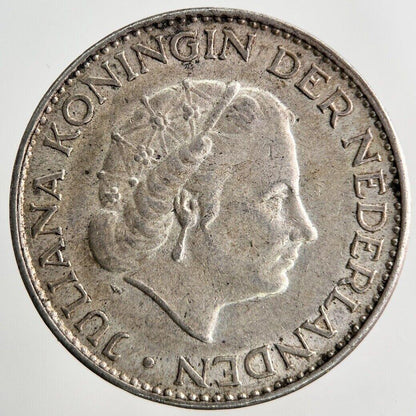1965 Netherlands 1 Gulden Silver Coin | Fine Collectable Grade