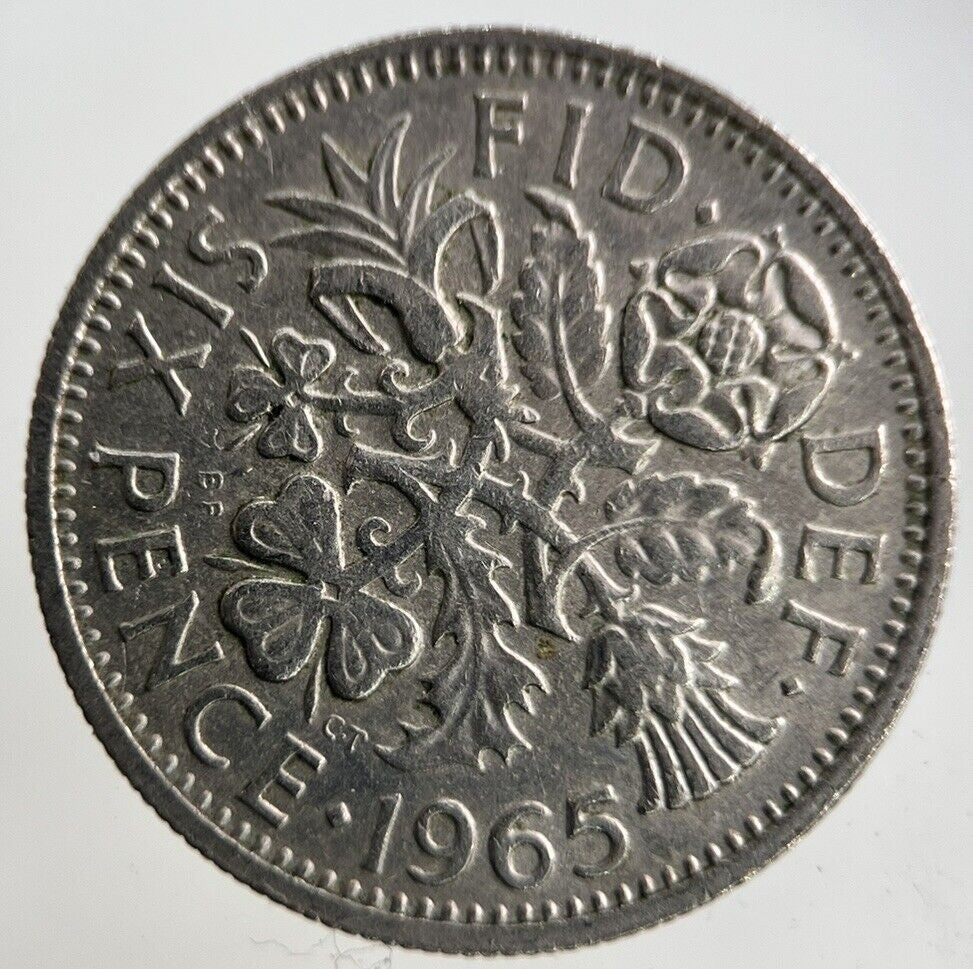 1965 Elizabeth II 2nd Sixpence Coin | Fine Collectable Grade