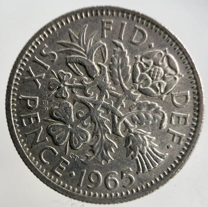 1965 Elizabeth II 2nd Sixpence Coin | Fine Collectable Grade