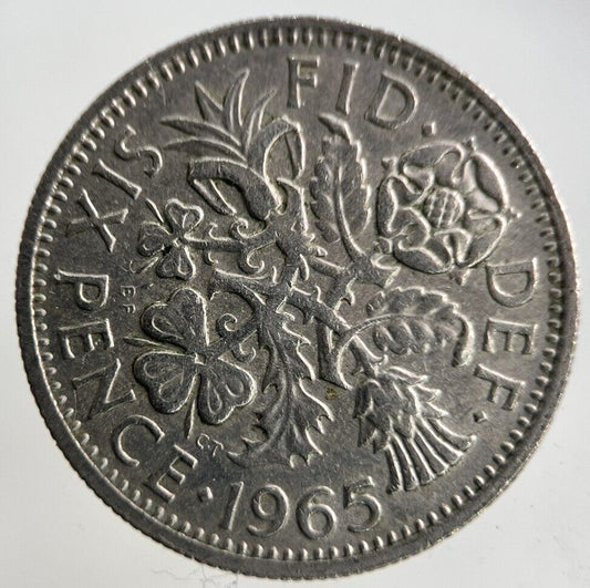 1965 Elizabeth II 2nd Sixpence Coin | Fine Collectable Grade