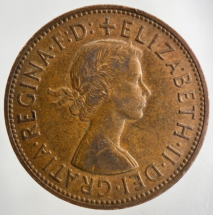 1965 Elizabeth II 2nd One Penny Coin | Fine Collectable Grade