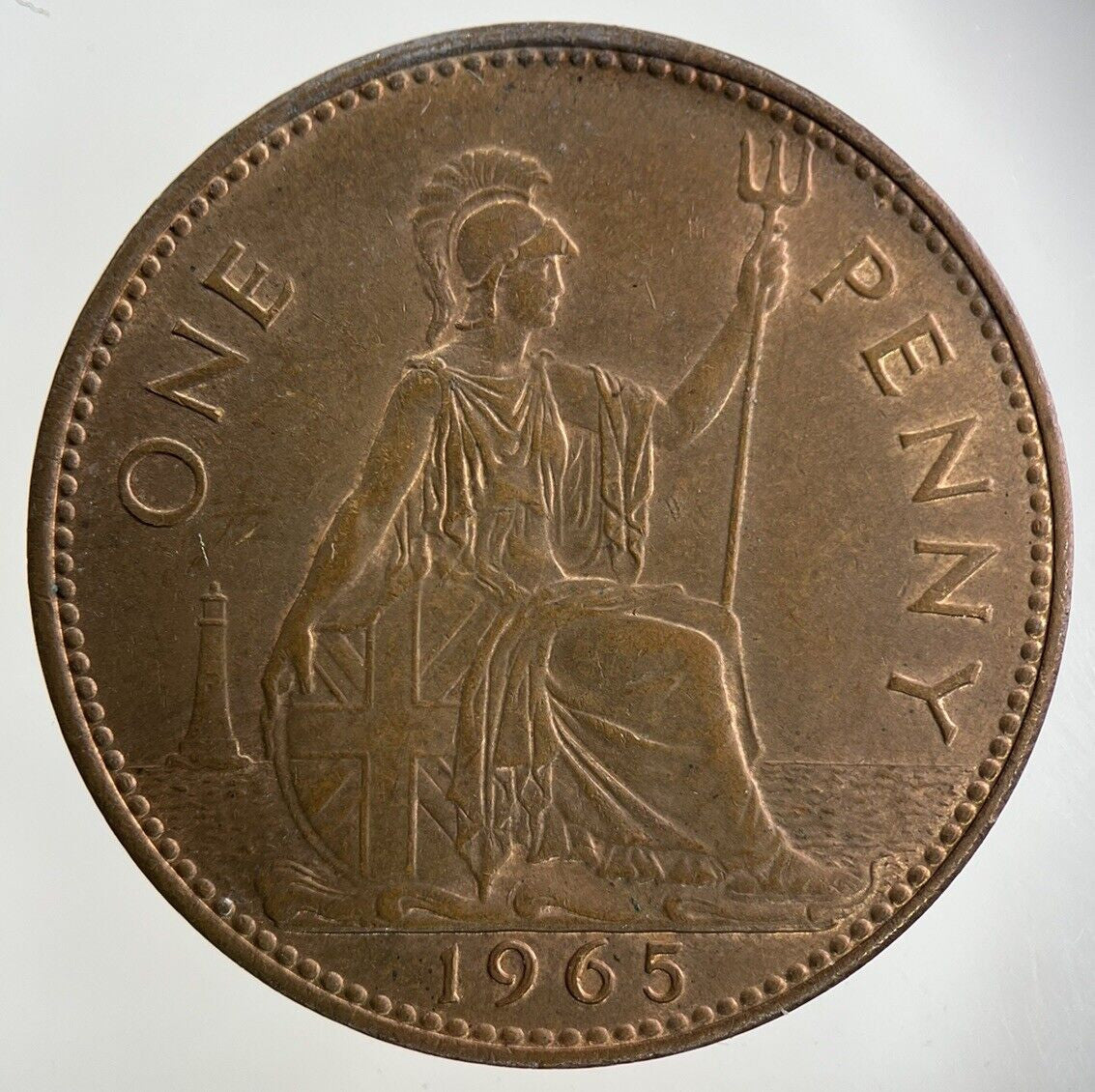 1965 Elizabeth II 2nd One Penny Coin | Fine Collectable Grade