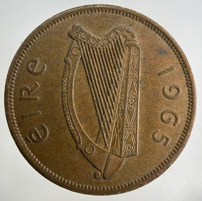 1965 Irish One Penny Coin | Fine Collectable Grade