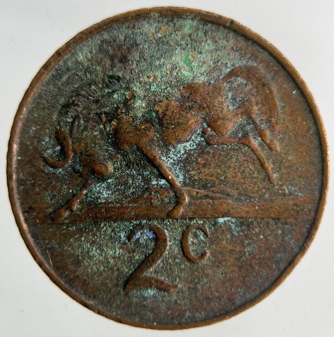 1965 South Africa 2 Cents Coin | Collectable Grade