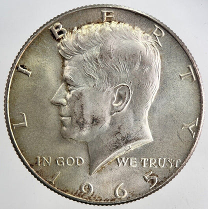 1965 US USA Kennedy Half Dollar Silver Coin | Very Fine Grade | a6684