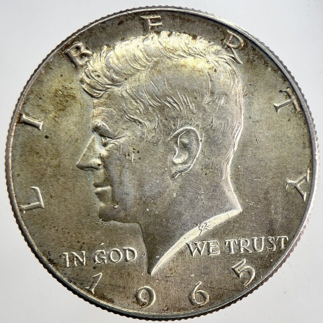 1965 US USA Kennedy Half Dollar Silver Coin | Fine Collectable Grade | a6184