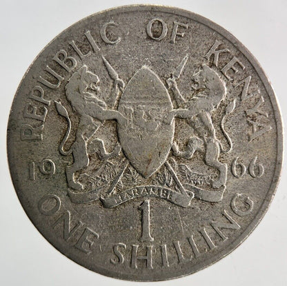 1966 Africa Kenya One Shilling Coin | Collectable Grade