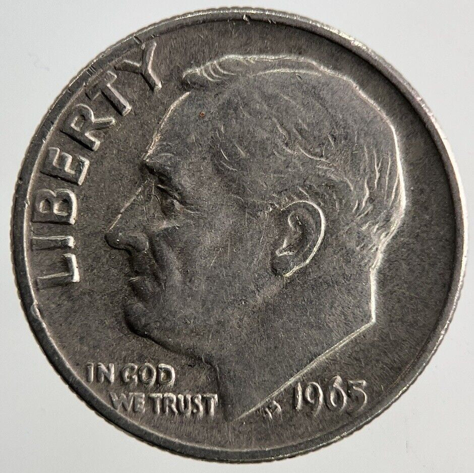 1965 US USA Roosevelt Dime Coin | Collectable Grade