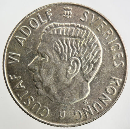1965 Sweden 1 Krona Silver Coin | Fine Collectable Grade