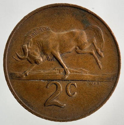 1965 South Africa 2 Cent Coin | Fine Collectable Grade