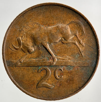 1965 South Africa 2 Cent Coin | Fine Collectable Grade