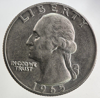 1965 US USA Quarter Dollar Coin | Fine Collectable Grade