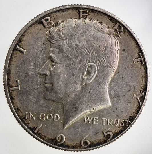 1965 US USA Kennedy Silver Half Dollar Coin | Very High Grade