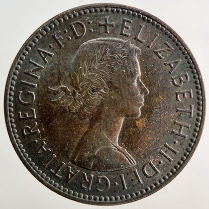 1966 Elizabeth II 2nd Half-Penny Coin | Very Fine Grade