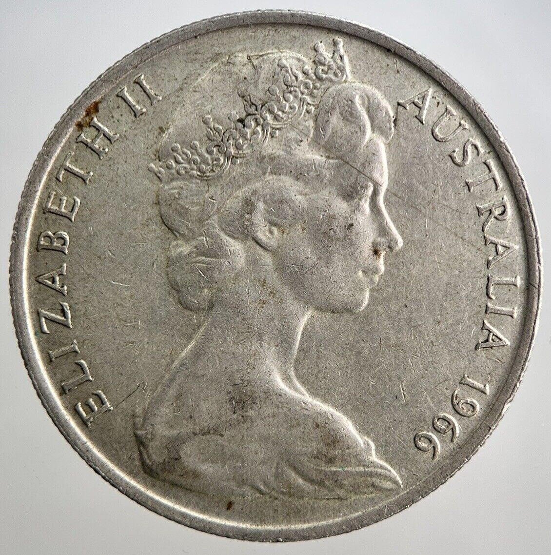 1966 Australia 50 Cents Silver Coin | Very High Grade | a1395