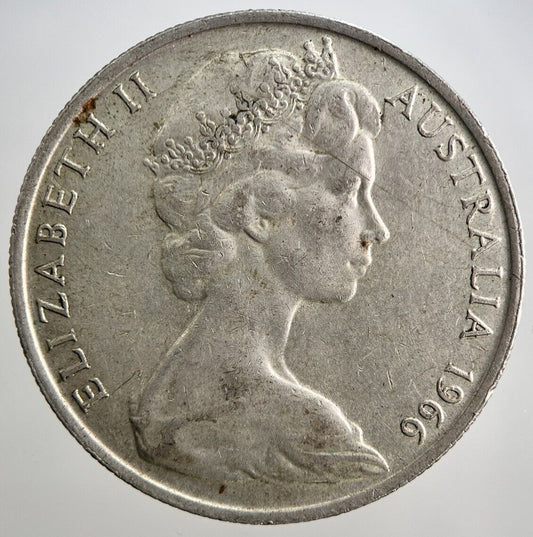 1966 Australia 50 Cents Silver Coin | Very High Grade | a1395