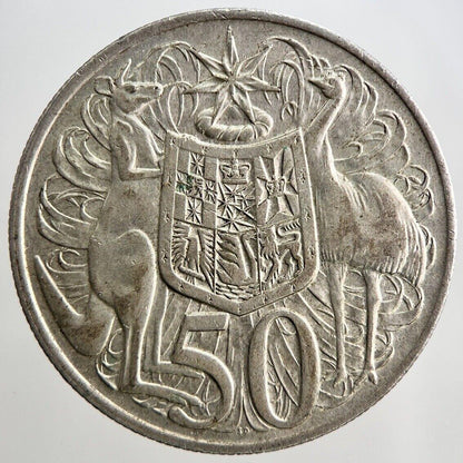 1966 Australia 50 Cents Silver Coin | Very High Grade | a1395