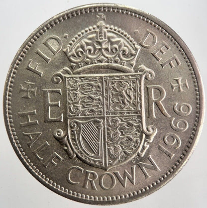 1966 Elizabeth II 2nd Half-Crown Coin | Very High Grade | a7138