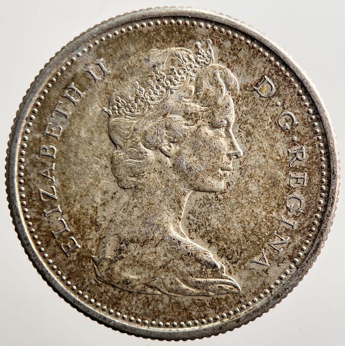 1966 Canada 25 Cents Silver Coin | Very High Grade | a3569