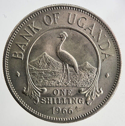 1966 Africa Uganda One Shilling Coin | Very High Grade