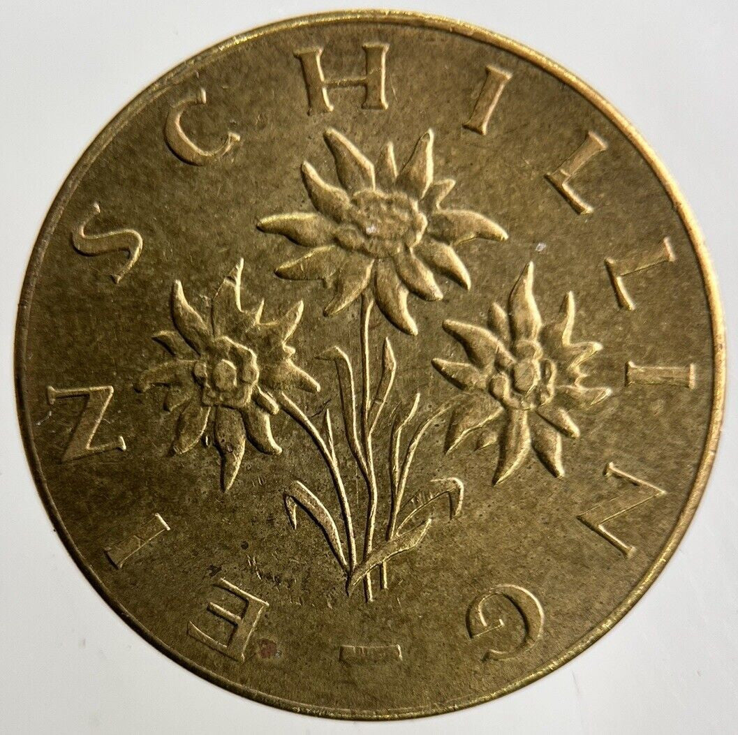 1966 Austria 1 Schilling Coin | Fine Collectable Grade