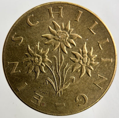 1966 Austria 1 Schilling Coin | Fine Collectable Grade