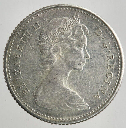1966 Canada 10 Cents Silver Coin | Fine Collectable Grade