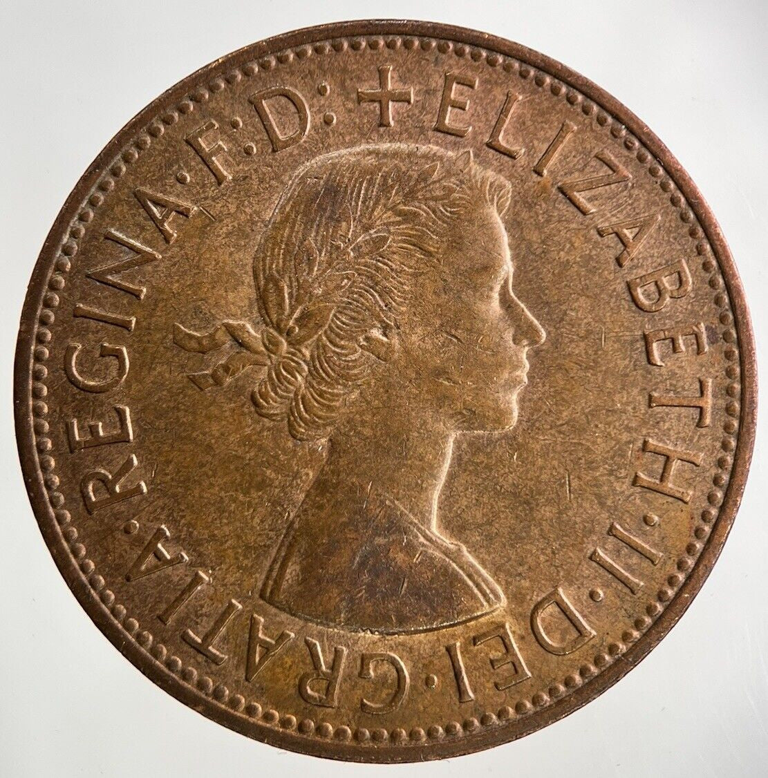 1966 Elizabeth II 2nd One Penny Coin | Fine Collectable Grade