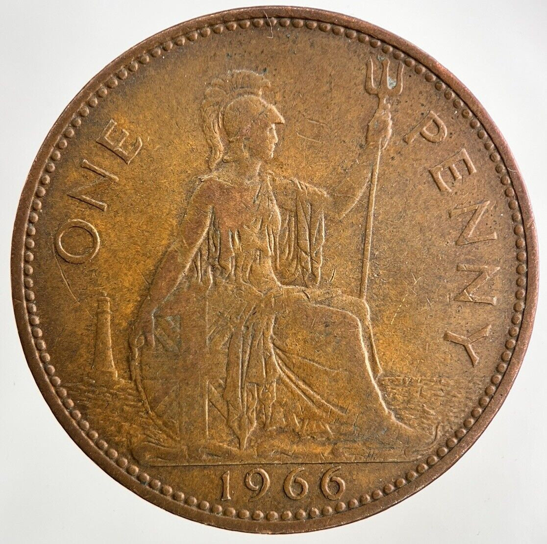 1966 Elizabeth II 2nd One Penny Coin | Collectable Grade