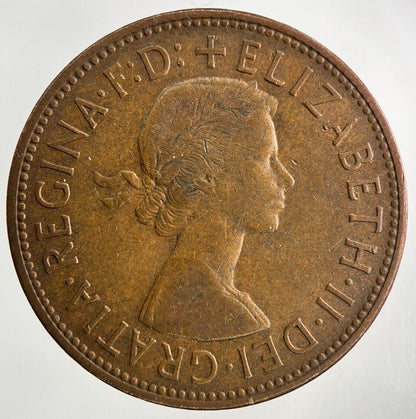 1966 Elizabeth II 2nd One Penny Coin | Collectable Grade
