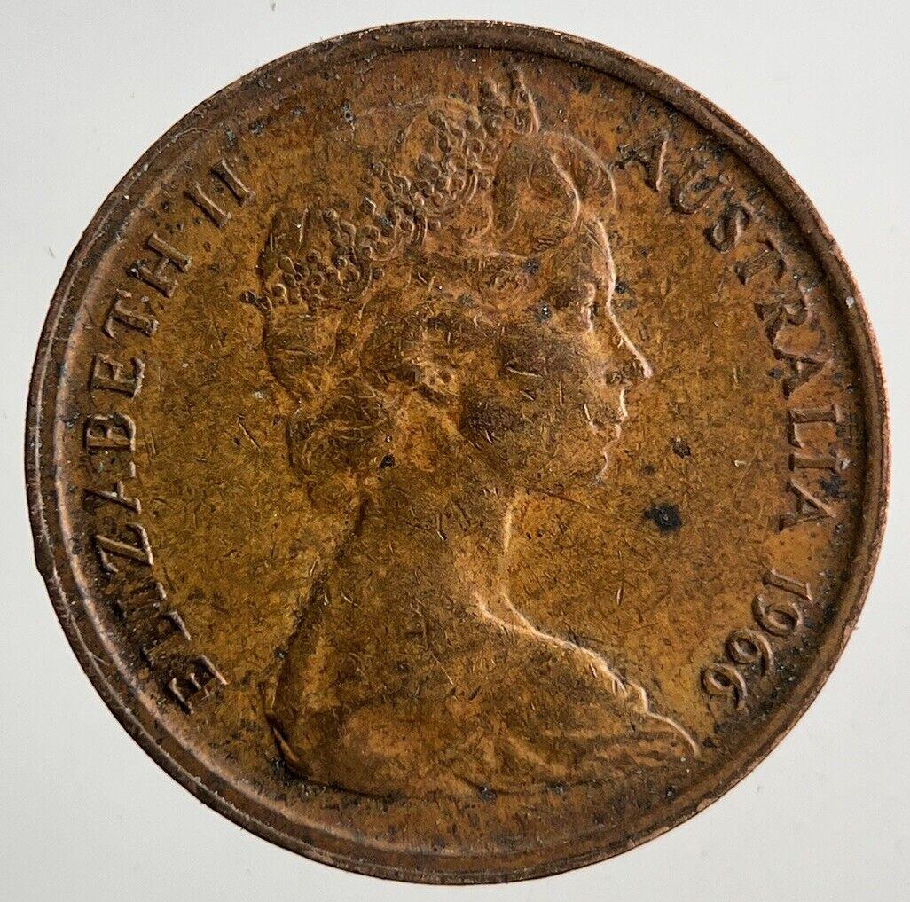 1966 Australia 1 Cent Coin | Fine Collectable Grade