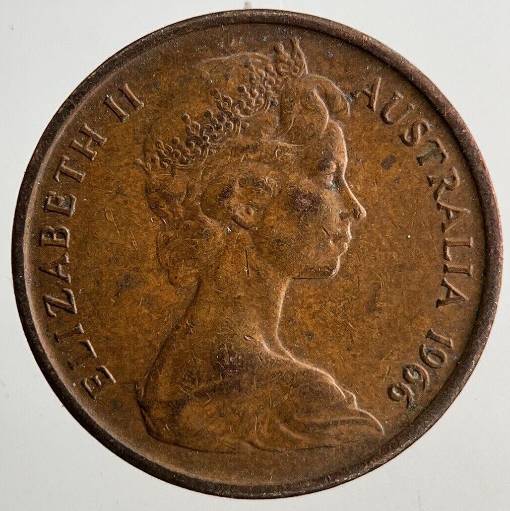 1966 Australia 1 Cent Coin | Fine Collectable Grade